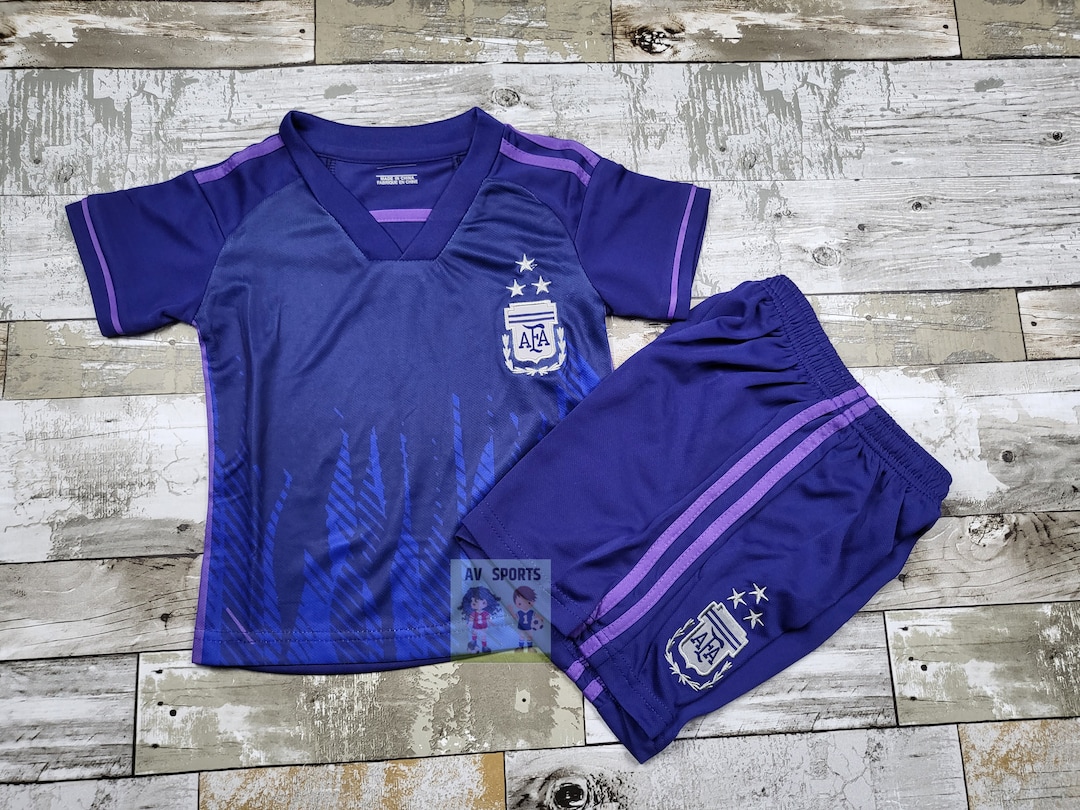 Argentina Kids Jersey, Soccer Jersey, Playera De NiÃ±o Argentina Jersey Includes Jersey and 