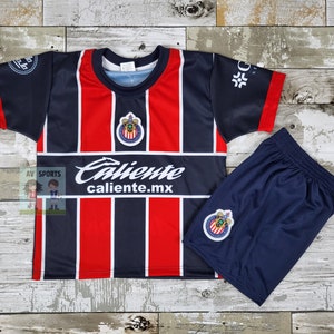 Chivas de Guadalajara Kids Jersey 2022-2023 , Soccer Jersey, Liga MX, Playera de Niño, Chivas de Guadalajara jersey