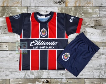 Chivas de Guadalajara Kids Soccer Jersey, jersey and shorts