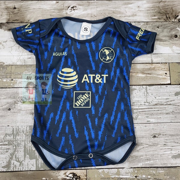 Club America Baby Jersey , Mexico Soccer Jersey for Baby, Liga MX, Body de bebé,