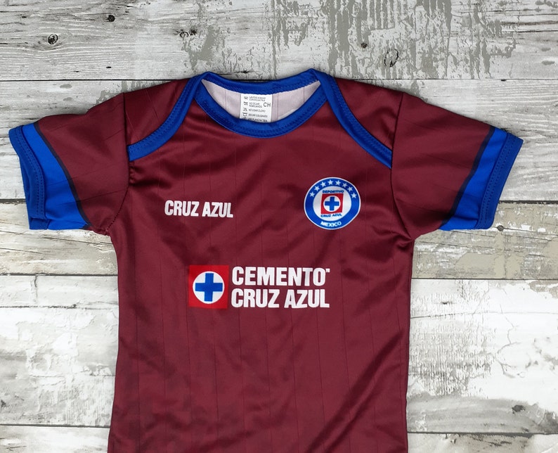 Cruz Azul Baby Jersey 21 Teal Cruz Azul Jersey Liga Mx Jersey Body De Beb U00e9 Bodysuits Baby Boys Clothing Alphafarming Com