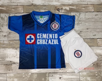 Cruz Azul Kids Soccer Jersey & Shorts Set