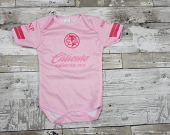 Club America Baby Jersey , Mexico Soccer Jersey for Baby, Liga MX, Body de bebé,