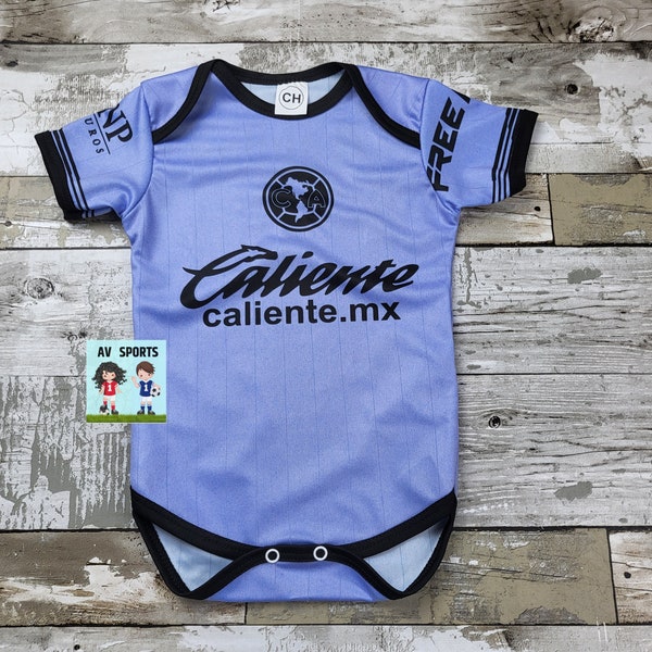 America Baby Jersey, Mexico Soccer Jersey para bebe, Liga MX, Body de bebé,