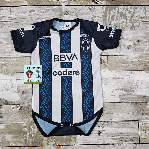 Monterrey Baby Jersey, Jersey, Liga MX, Body de bebé, Monterrey Jersey