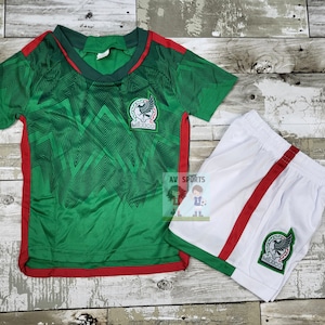 Mexico Kids Jersey, Soccer Jersey, Liga MX, Playera de Niño, Mexico Jersey| color Green