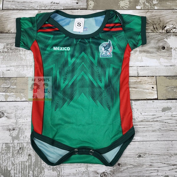 Mexico Baby Jersey, soccer Jersey, Mexico Body de bebé, Baby Jersey