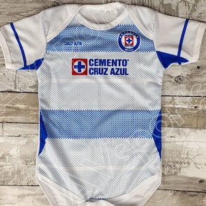 Cruz Azul baby Jersey, Liga MX, Body de bebé, Mexico Jersey