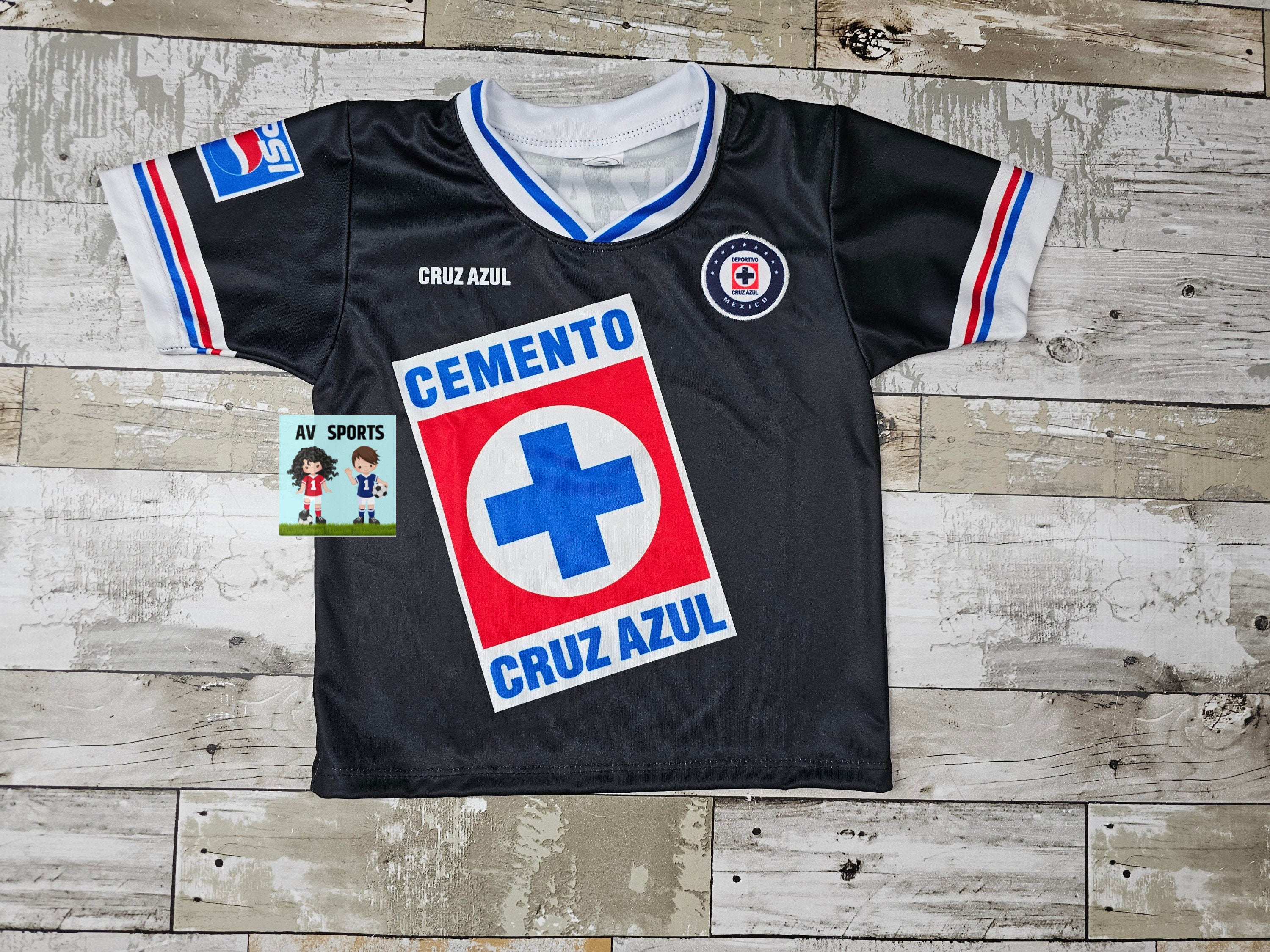 Cruz Azul Kids Soccer Jersey & Shorts Set - Etsy