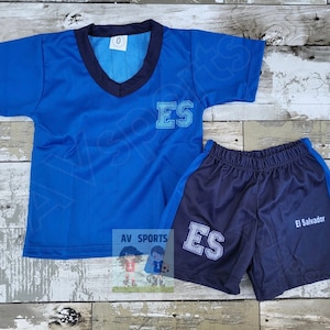 El Salvador, Soccer Jersey, Playera de Niño, El Salvador Jersey,