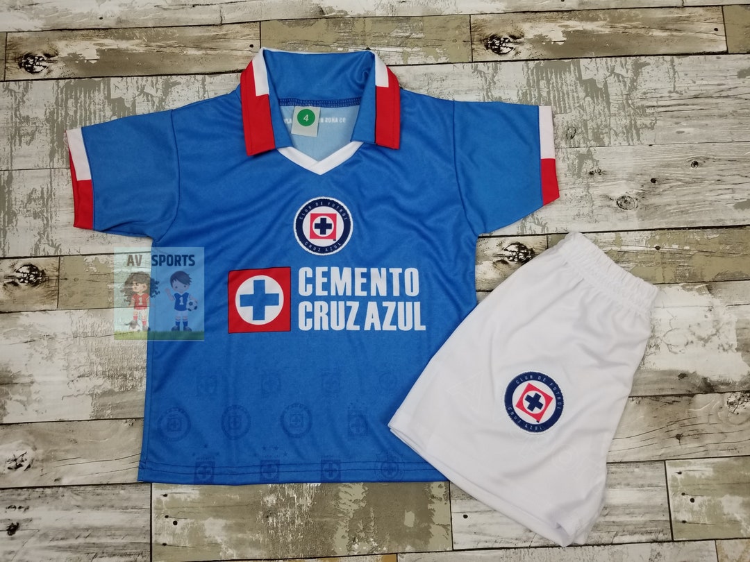 Camiseta Cruz Azul Kids 2022-2023, Camiseta De Fútbol, Liga MX