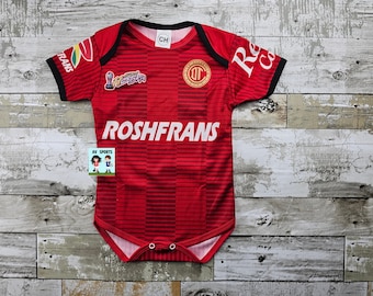 Toluca Baby Jersey,100% Polyester, pañalero para bebé Toluca