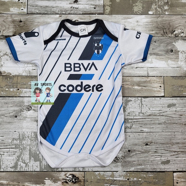 Monterrey Baby Jersey 2022/2023, Jersey, Liga MX, Body de bebé, Monterrey Jersey