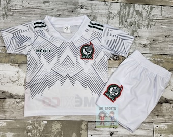 Mexico Kids Jersey, Soccer Jersey, Liga MX, Playera de Niño, Mexico Jersey| color white