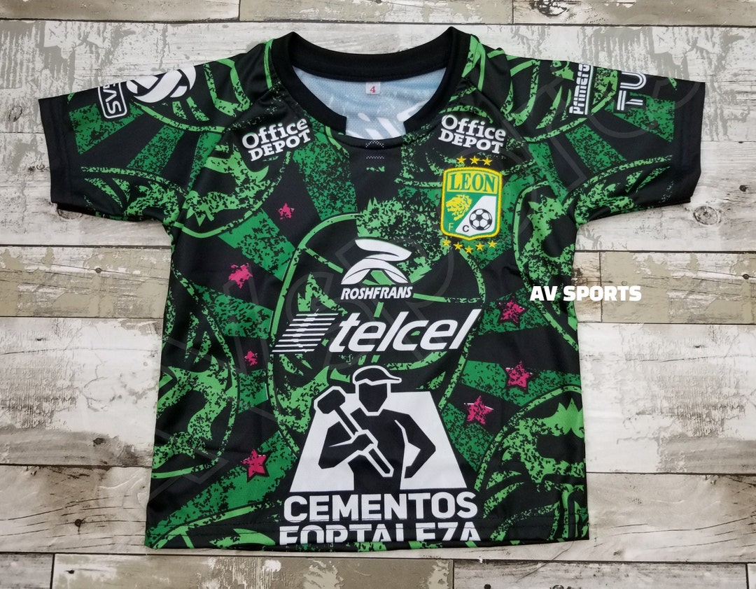 Club Leon Kid's Soccer Jersey,futbol Edición Luchadores - Etsy