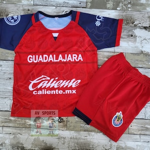 Chivas de Guadalajara Kids Jersey, Soccer Jersey, Liga MX, Playera de Niño, Chivas de Guadalajara jersey