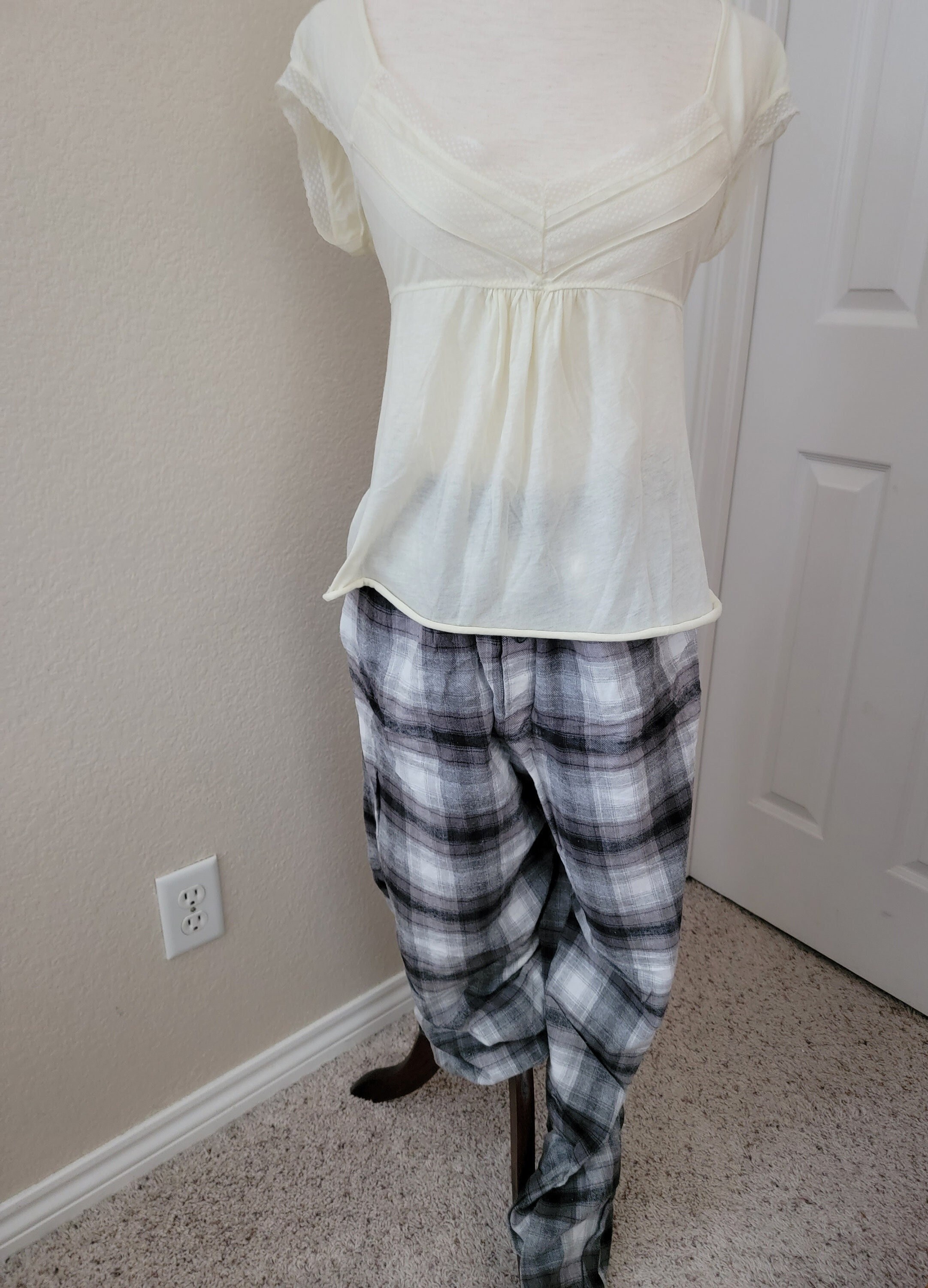 Grey Pajama Pants Etsy UK