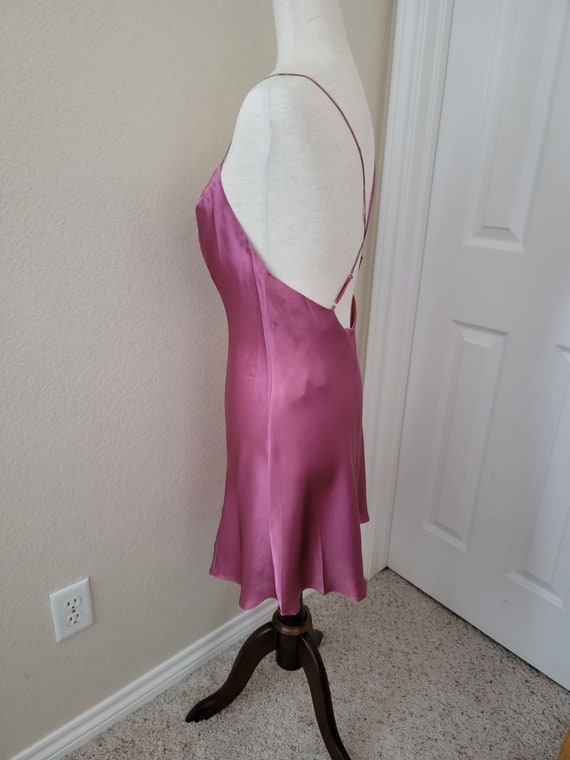 Rare Vintage 1980's Victoria's Secret Raspberry Silk … - Gem