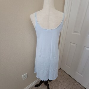 Mycket sällsynt vintage Cherokee Brand Icy Blue stickad chemise med spetskant från 1990-talet bild 4