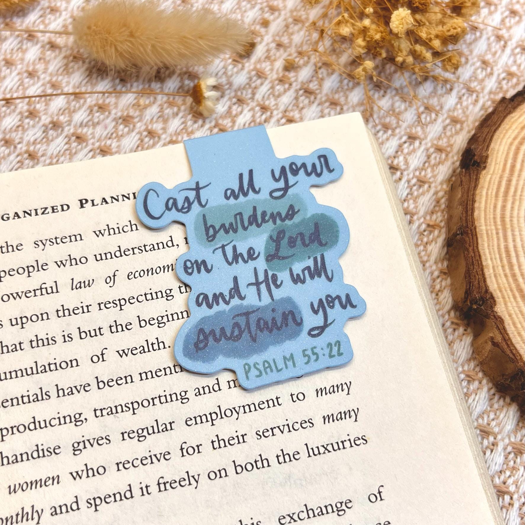 Bible Verse Magnetic Bookmark Christian Gift Faith Quotes Bookmark Aesthetic Book Lovers Gift for Readers Cute Bookmark Clip on Bookmark