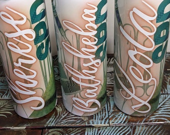 Personalized Sterile Processing Tumbler: 20 oz Skinny Tumbler