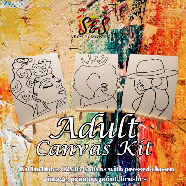 Paint Night Kits Etsy