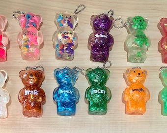 Buy 3 Get 1 Free! Gummy Bear Squeeze Toy Squishy Keychain