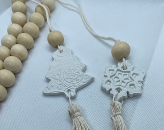 Christmas Tree Decor, Car Essential Oil Diffusers, Christmas Gifts, Clay Diffuser, Passive Diffuser, Rearview Mirror Accessories