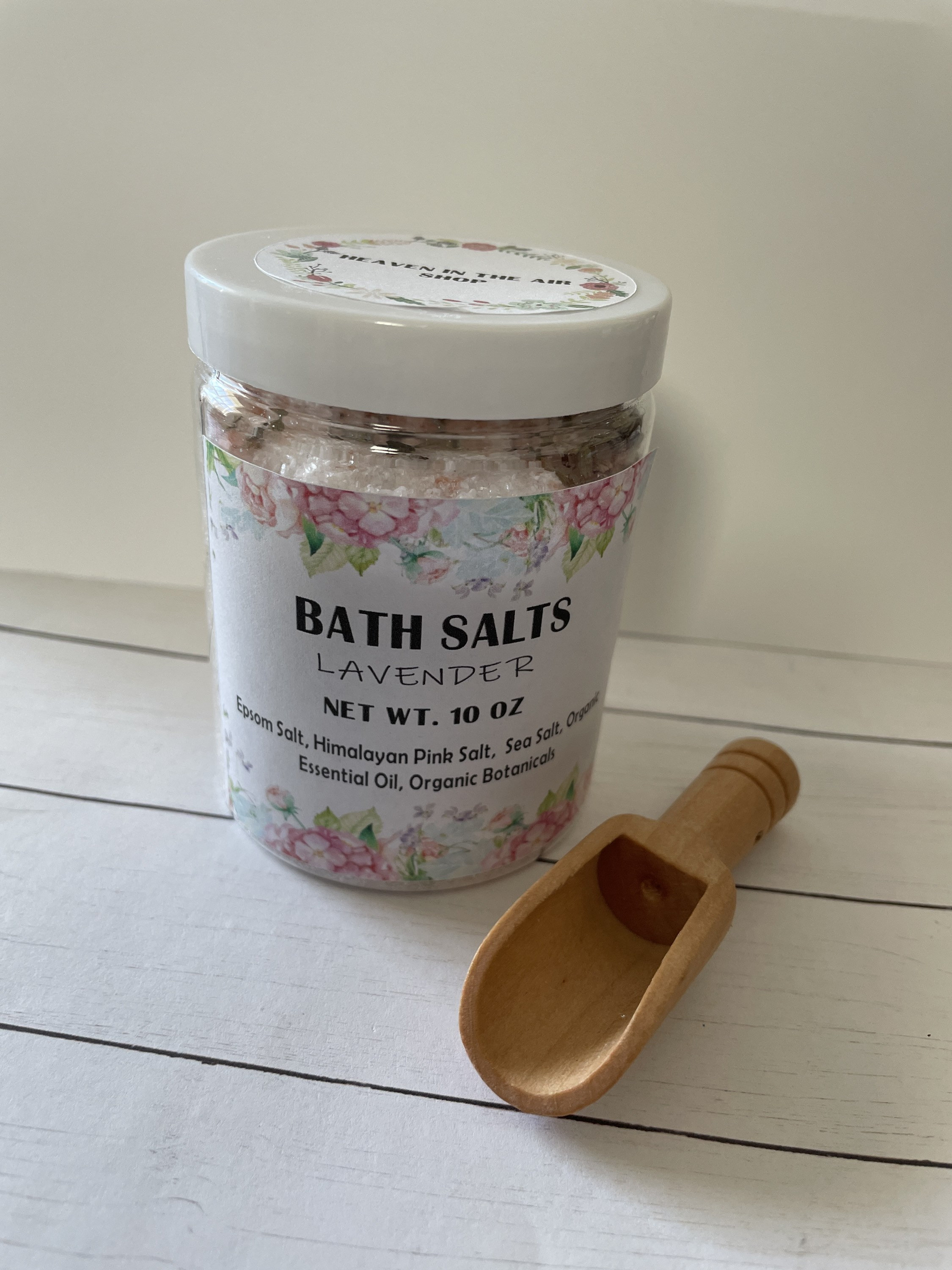 Lavender Bath Salts Organic Bath Soak Spa Gift for Women Etsy