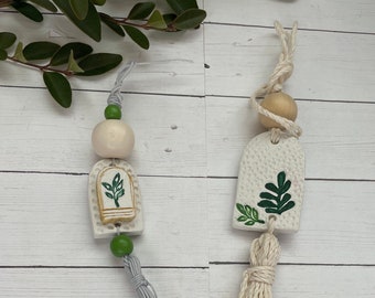 Handmade Clay Car Essential Oil Diffuser: Terracotta Air Freshener