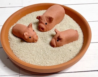 Terracotta Pig Diffuser: Handmade Essential Oil Diffuser Stones