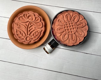 Ton-Diffusor, Terrakotta-Diffusor, Aromatherapie-Geschenk, Schreibtischzubehör für Frauen, Büro, Home-Duftdiffusor, Blumendiffusor