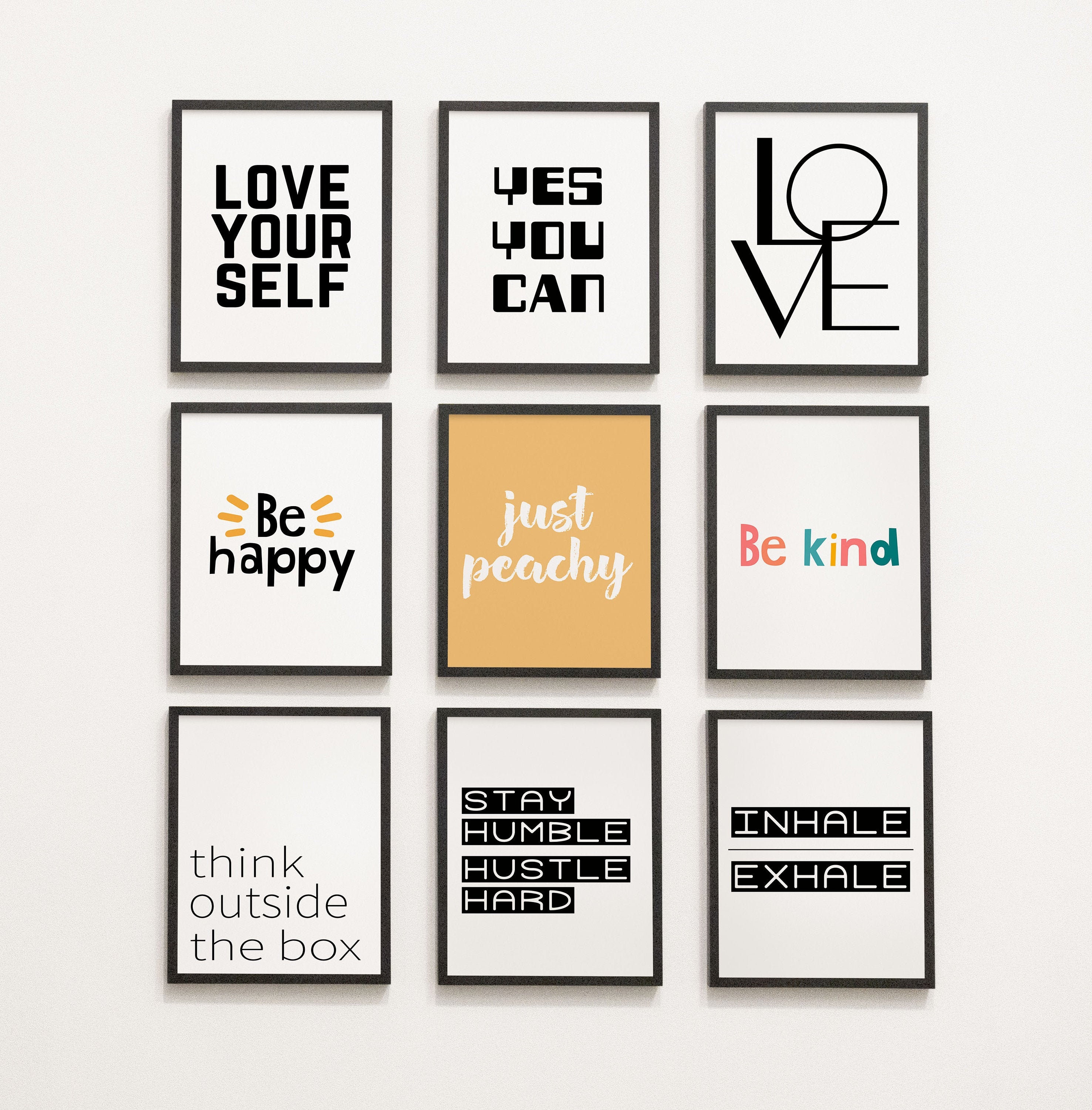Inspirational Quotes, Positive Quotes Gift, Inspiring Wall Art ...