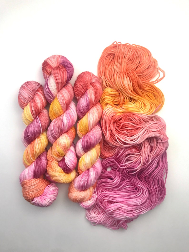 Tulip Spring Hand Dyed Yarn image 0