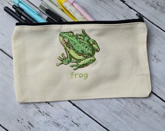 Frog Color Pen Case Bag Stationery Kit