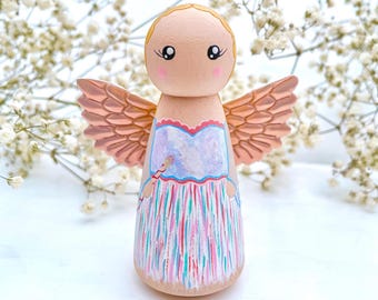 Cloud Fairy | Weather Fairies | Fairy | Fairy Doll | Christmas Gift | Wooden Toy | Decor | Hand Painted | Hand Painted Toy