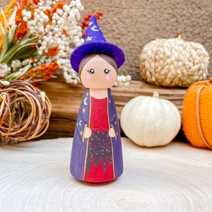 Volledige Halloween-stadspoppenset | Individueel of set | Halloweenstad | Halloween | Halloween uit de jaren 90 | Handgeschilderd marnie 2