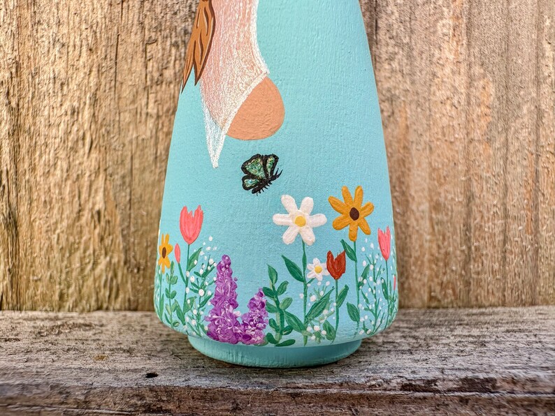 Spring Flower Peg Doll | Spring Flower | Spring | Hand Painted | Wooden Toy | Hand Painted Toy | Wooden Decor | Hand Painted Decor | Gift image 10