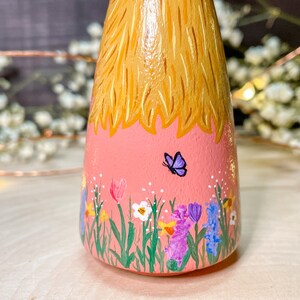 Spring Flower Peg Doll | Spring Flower | Spring | Hand Painted | Wooden Toy | Hand Painted Toy | Wooden Decor | Hand Painted Decor | Gift image 3