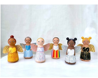 Weather Fairies | Sun Fairy | Rain Fairy | Cloud Fairy | Rainbow Fairy | Moon Fairy | Star Fairy | Fairy Garden | Gift | Toy | Hand Painted