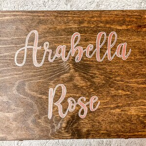 PERSONALIZED Peg Doll Box | Christmas Gift | Personalized Gift | Personalized Toy | Customizable Gift | Personalized Toy | Hand Painted