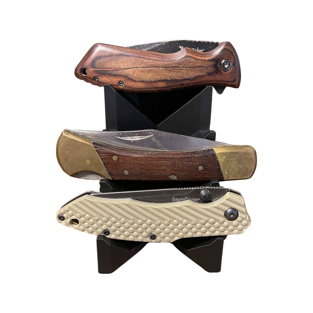 Knife Display Holder Desktop Knife Display Folding Knife Display Stand