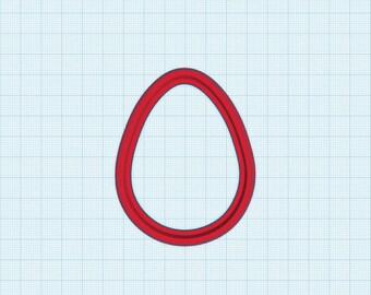 Egg Shape Cookie Cutter - Etsy
