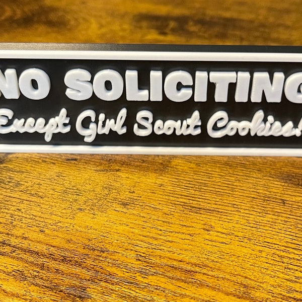 No Soliciting Signs Girl Scouts Etsy No Soliciting Signs Girl Scouts Etsy