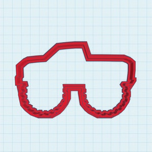 Monster Truck Cookie Cutter