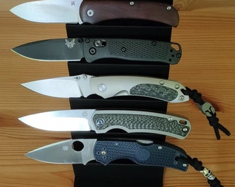 Knife Display Holder Desktop Knife Display Folding Knife Display Stand Pocket Knife Display Holds 6 Knives