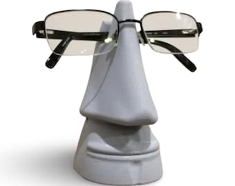 Glasses Holder Nose Stand | Nose Glasses Holder | Desk Organizer | Funny Reading Glass Stand | Gift for Him | Gift For Her