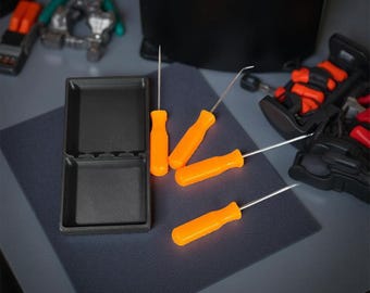 Mini Pick Set Holder - 3D Printed Tool Organizer, Pick Set Case