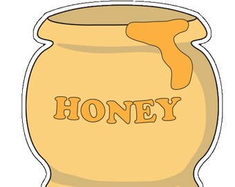 Honey Pot Outline Cookie Cutter