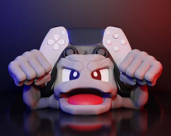 Geodude Controller Stand | Desk Organizer | Office Decor | Gift for Gamer | Gift for Streamer | Desk Decor | Fan Art